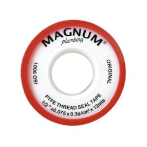 Cinta teflon 1/2" x 0.075 x 0.3g x 12mt magnum