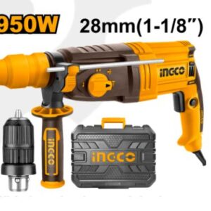Martillo Perforador 950w + Accesorios Ingco
