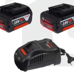 Kit Baterias + Cargador 18v 4.0 Amperios Bosch