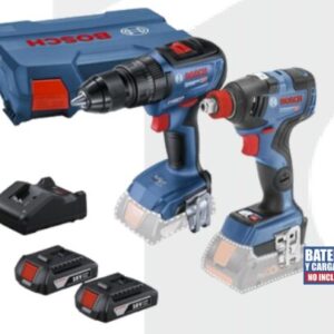 Taladro Percutor 1/2" Gsb 18v-50 + Llave De Impacto 1/2" Gdx 18v-200 18v Brushless Bosch