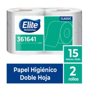 Papel Higienico Elite Doble Hoja Classic 2x10 15mt