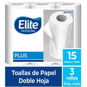 Rollo Toalla De Papel Dh Profesional Plus 3 Roll X 8und X 15mt X 75h