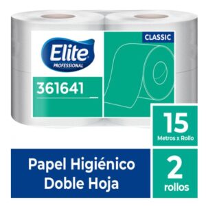 Papel Higienico Elite Doble Hoja Classic 2x10 15mt