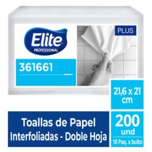 Toalla Interfoliada Plus Dh 200h X 18und