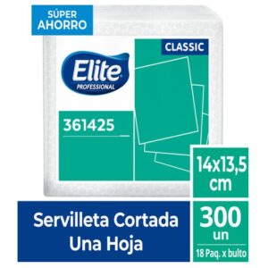 Servilleta Elite Cortada Classic 300x18